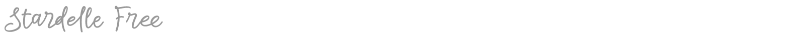 Stardelle font preview